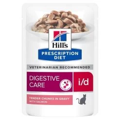 Hill's Prescription Diet Feline I/D AB+ Saumon SACHETS 12 X 85 Grs