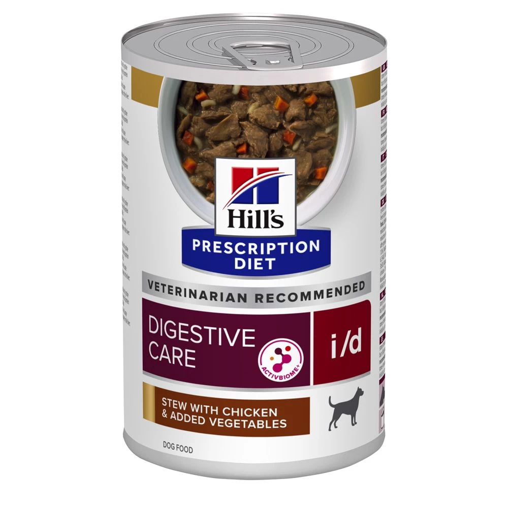 Hill's Prescription Diet I/d AB+ Boîtes Pour Chien - 12 X 354g 3 Hill's Prescription Diet I/d AB+ Boîtes Pour Chien - 12 X 354g