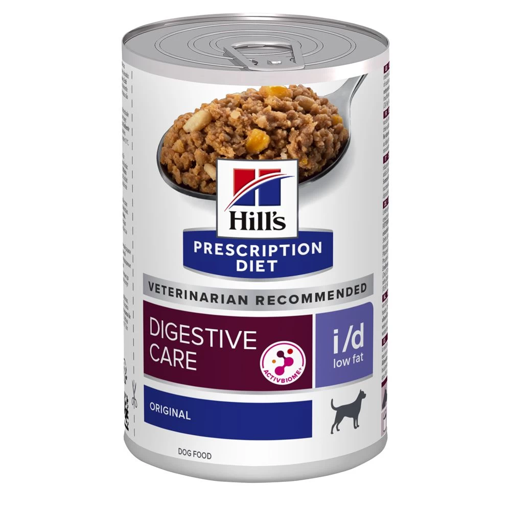 Hill's Prescription Diet I/D Low Fat Boîtes Pour Chien -12x360g 3 Hill's Prescription Diet I/D Low Fat Boîtes Pour Chien -12x360g