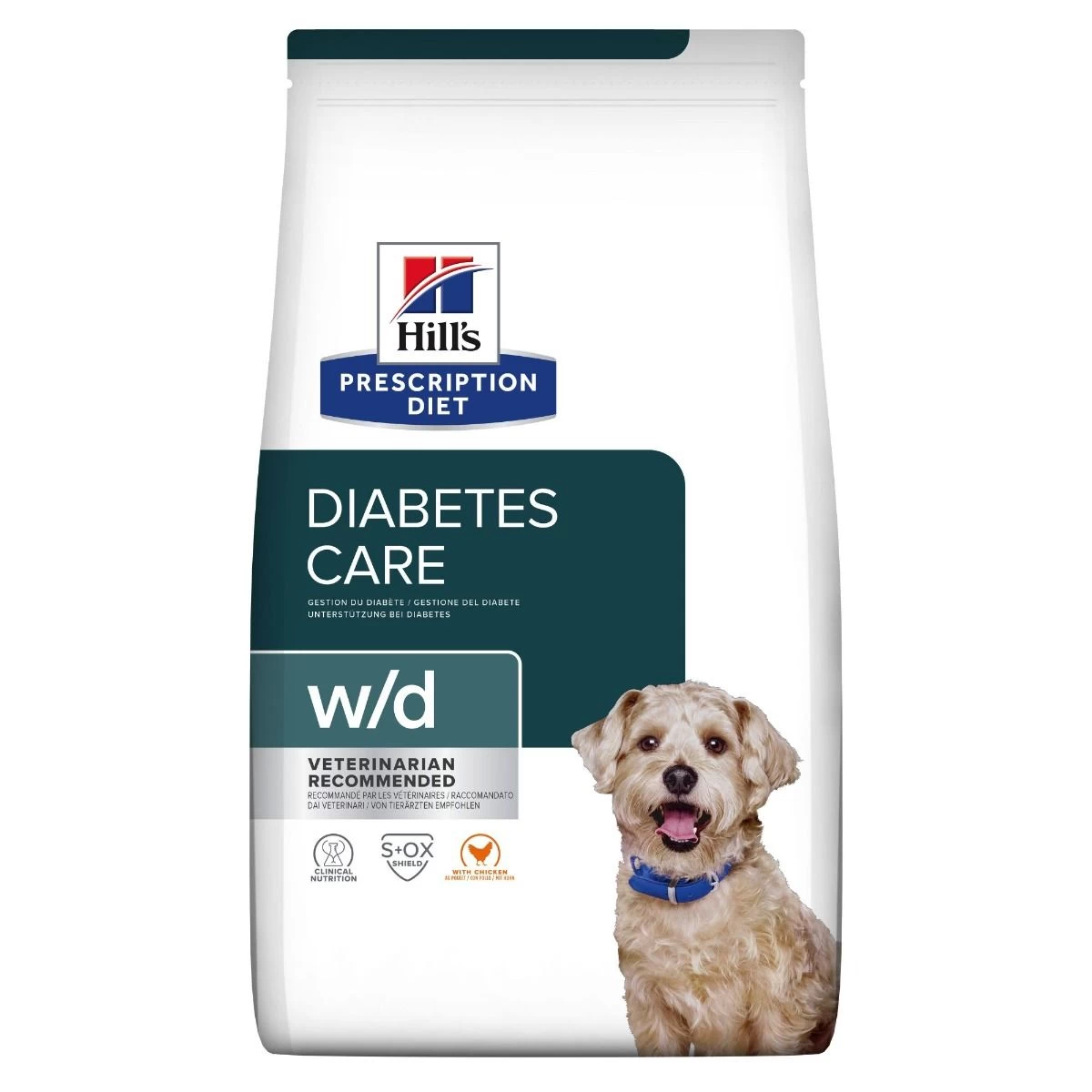 Hill's Prescription Diet W/D Diabete Croquettes Pour Chien Au Poulet 4 Kg 3 Hill's Prescription Diet W/D Diabete Croquettes Pour Chien Au Poulet 4 Kg