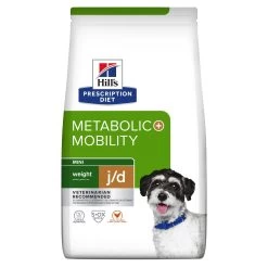 Hill's Prescription Diet J/D Metabolic + Mobility Mini Croquettes Pour Petit Chien Au Poulet - 1Kg