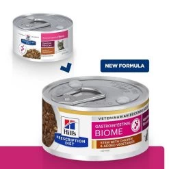 Hill's Prescription Diet Feline Gastrointestinal Biome Mijotés 24 X 82 G -Hill's 52742026770 0 prescription diet chat gastrointestinal biome boite mijotes poulet legumes