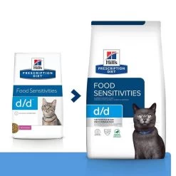 Hill's Prescription Diet Feline D/D Canard 1.5 Kg 13 Hill's Prescription Diet Feline D/D Canard 1.5 Kg -Hill's 52742027180 0 prescription diet chat d d croquettes canard petits pois