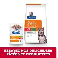 Hill's Prescription Diet C/D Urinary Stress + Metabolic Sachets Repas Pour Chat Au Poulet - 12 X 85g 14 Hill's Prescription Diet C/D Urinary Stress + Metabolic Sachets Repas Pour Chat Au Poulet - 12 X 85g -Hill's 52742038537 5 FR