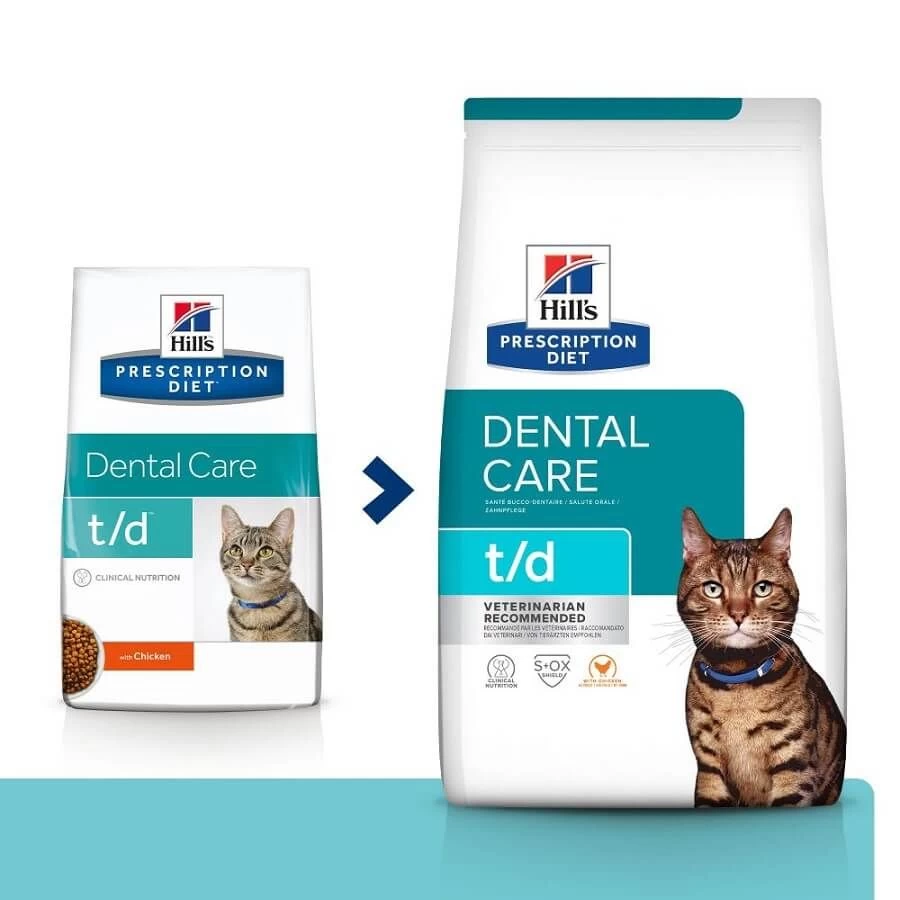 Hill's Prescription Diet Feline T/D 1.5 Kg 8 Hill's Prescription Diet Feline T/D 1.5 Kg – Image 6