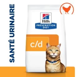 Hill's Prescription Diet C/D Urinary Multicare Croquettes Pour Chat Au Poulet - 8Kg -Hill's 52742042121 1 FR 2