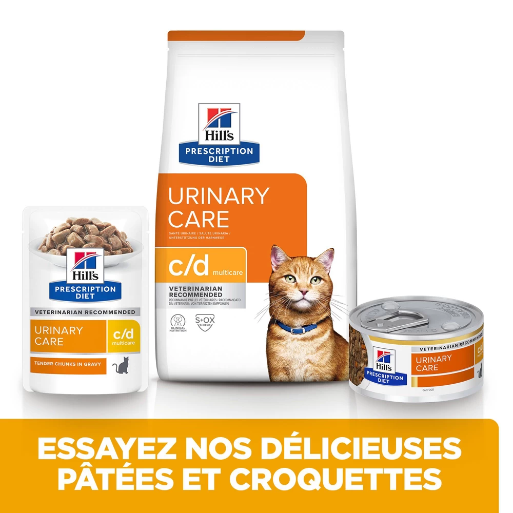 Hill's Prescription Diet C/D Urinary Mutlicare Croquettes Pour Chat Au Poulet 12kg 8 Hill's Prescription Diet C/D Urinary Mutlicare Croquettes Pour Chat Au Poulet 12kg – Image 6