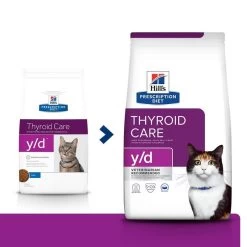 Hill's Prescription Diet Feline Y/D 1.5 Kg -Hill's 52742042503 0 prescription diet chat y d croquettes poulet 1