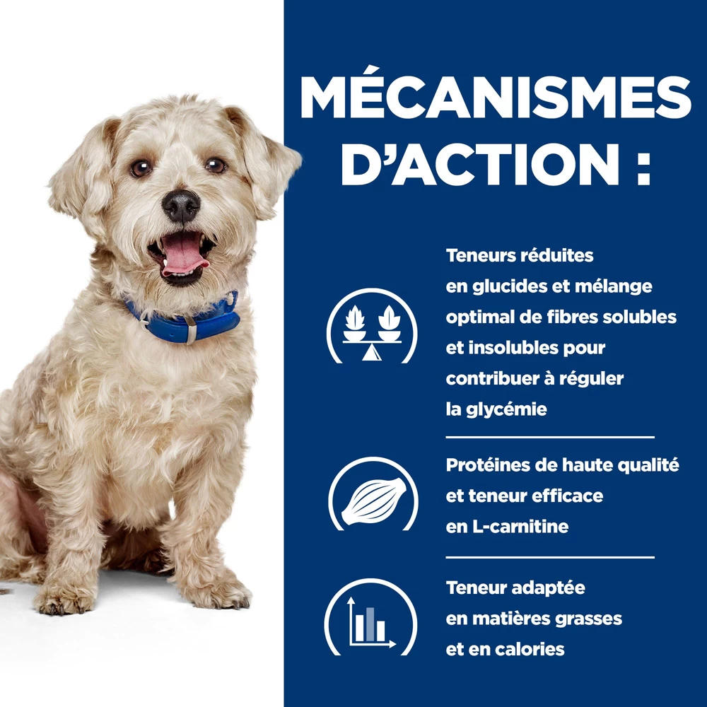 Hill's Prescription Diet W/D Diabete Croquettes Pour Chien Au Poulet 4 Kg 5 Hill's Prescription Diet W/D Diabete Croquettes Pour Chien Au Poulet 4 Kg – Image 3