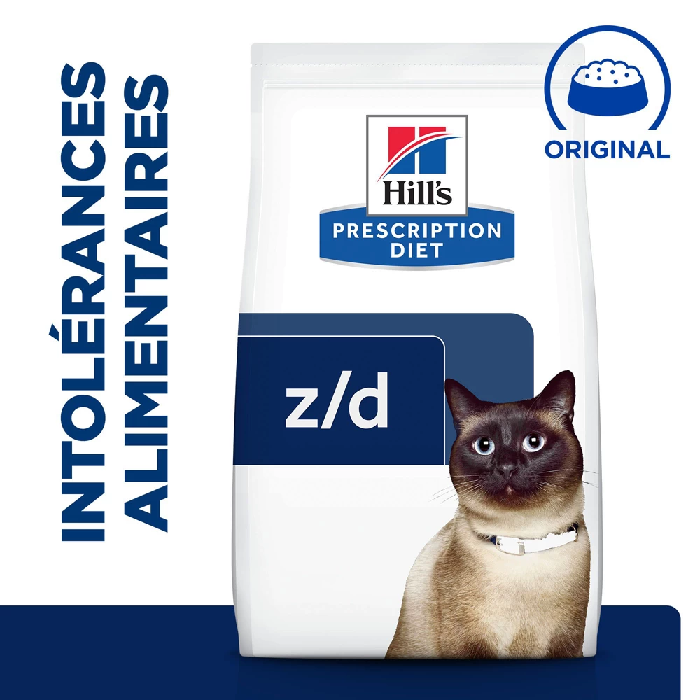 Hill's Prescription Diet Z/D Food Sensitivities Croquettes Pour Chat Au Poulet 1.5kg 4 Hill's Prescription Diet Z/D Food Sensitivities Croquettes Pour Chat Au Poulet 1.5kg – Image 2