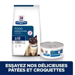 Hill's Prescription Diet Z/D Food Sensitivities Croquettes Pour Chat Au Poulet 6kg -Hill's 52742045535 5 FR 2