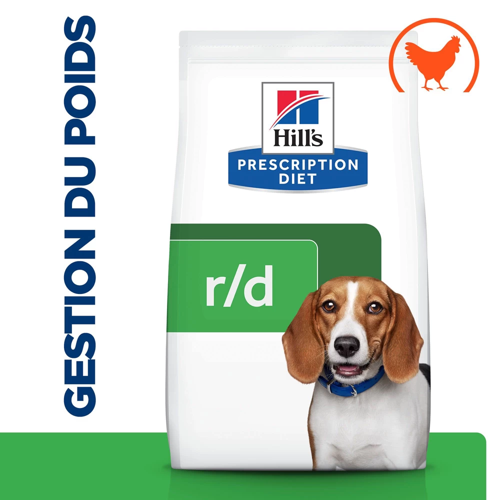 Hill's Prescription Diet R/D Croquettes Pour Chien Au Poulet 4 Kg 4 Hill's Prescription Diet R/D Croquettes Pour Chien Au Poulet 4 Kg – Image 2