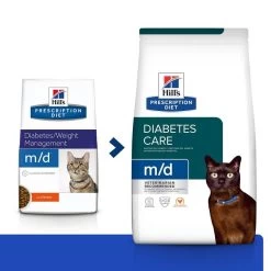 Hill's Prescription Diet Feline M/D 1.5 Kg -Hill's 52742048208 0 prescription diet chat m d croquettes poulet 1