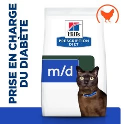 Hill's Prescription Diet M/d Diabète Croquettes Pour Chat Au Poulet 3kg 10 Hill's Prescription Diet M/d Diabète Croquettes Pour Chat Au Poulet 3kg -Hill's 52742048208 1 FR 1