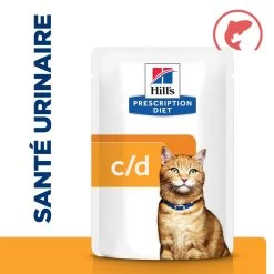 Hill's Prescription Diet C/D Urinary Multicare Sachets Pour Chat Au Saumon - 12 X 85g 10 Hill's Prescription Diet C/D Urinary Multicare Sachets Pour Chat Au Saumon - 12 X 85g -Hill's 52742188218 1 FR