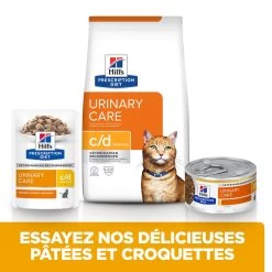Hill's Prescription Diet C/D Urinary Multicare Sachets Pour Chat Au Saumon - 12 X 85g 14 Hill's Prescription Diet C/D Urinary Multicare Sachets Pour Chat Au Saumon - 12 X 85g -Hill's 52742188218 5 FR