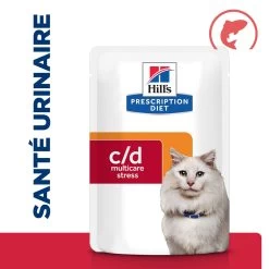 Hill's Prescription Diet C/D Urinary Stress Sachets Pour Chat Au Saumon - 12 X 85g 10 Hill's Prescription Diet C/D Urinary Stress Sachets Pour Chat Au Saumon - 12 X 85g -Hill's 52742286303 1 FR