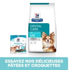 Hill's Prescription Diet T/D Croquettes Pour Petit Chien Au Poulet - 3Kg -Hill's 52742402109 5 FR