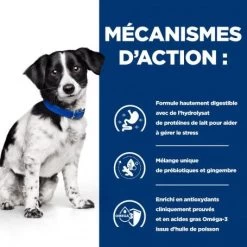 I/D Stress Digestive Mini Mijotés Pour Petit Chien Poulet & Légumes En Boîtes -Hill's canine i d stress activ biom mini mijotes p le boite 4