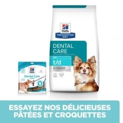 T/d Dental Mini Croquettes Pour Petit Chien Au Poulet -Hill's canine t d mini 2