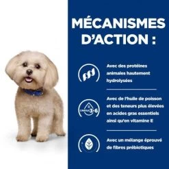 Z/D Food Sensitivities Mini Croquettes Pour Petit Chien -Hill's canine z d food sensitivities activ biome mini 3
