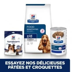 Z/d Food Sensitivities Croquettes Pour Chien 13 Z/d Food Sensitivities Croquettes Pour Chien -Hill's canine zd food sensitivities activ biome 2