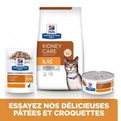 K/D Kidney Sachet Repas Pour Chat Poulet -Hill's feline k d sachet repas poulet 2