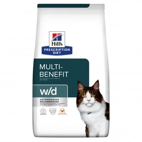 W/D Multi Benefit Croquettes Pour Chat Au Poulet 3 W/D Multi Benefit Croquettes Pour Chat Au Poulet