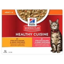 Hill's Science Plan Hill's Science Plan Feline Healthy Cuisine Adulte 12 X 80 G