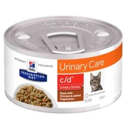 Hill's Prescription Diet Feline C/D Urinary Stress Mijotés Au Poulet Et Légumes 24 X 82 Grs