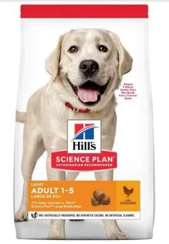 Hill's Science Plan Hill's Science Plan Canine Adult Light Large Breed Poulet 14 Kg