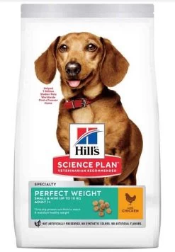 Hill's Science Plan Hill's Science Plan Canine Adult Perfect Weight Small & Mini Poulet 1,5 Kg