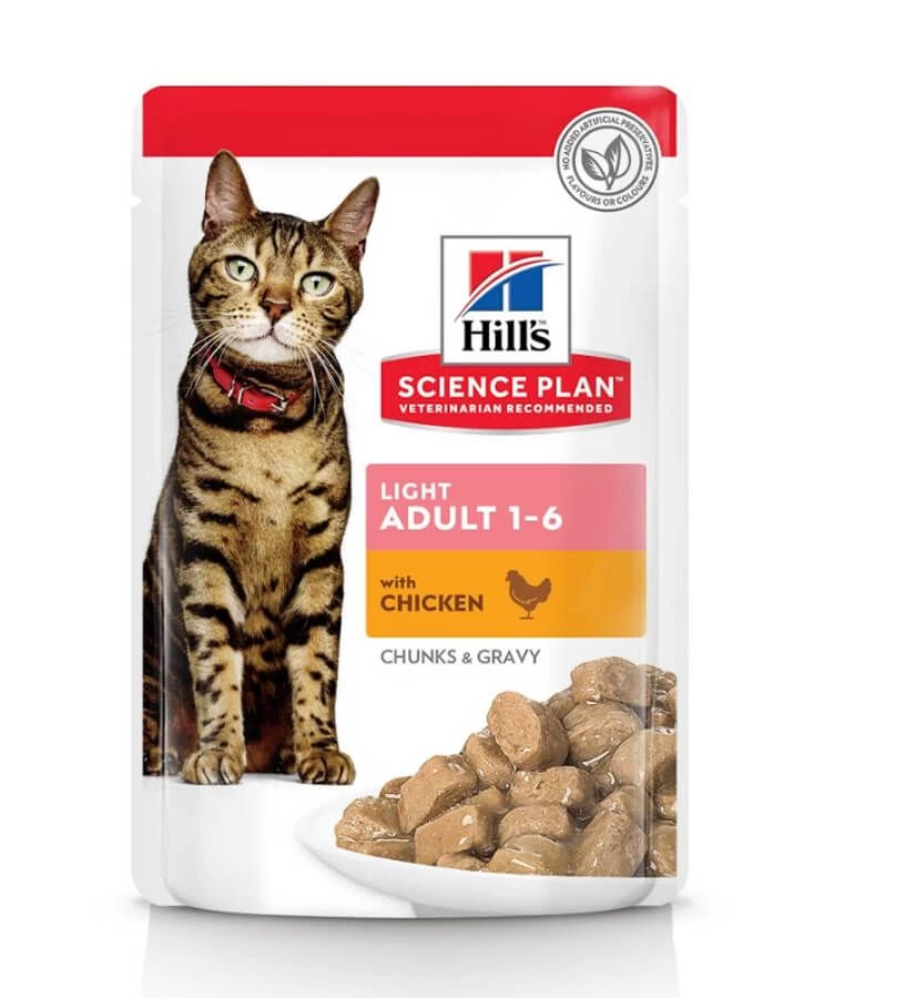 Hill's Science Plan Hill's Science Plan Feline Adult Light Pack Mixte Sachets 12 X 85 Grs 4 Hill's Science Plan Hill's Science Plan Feline Adult Light Pack Mixte Sachets 12 X 85 Grs – Image 2