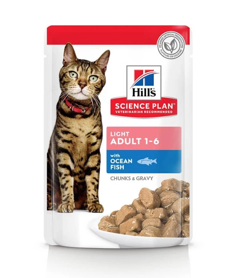 Hill's Science Plan Hill's Science Plan Feline Adult Light Pack Mixte Sachets 12 X 85 Grs 5 Hill's Science Plan Hill's Science Plan Feline Adult Light Pack Mixte Sachets 12 X 85 Grs – Image 3