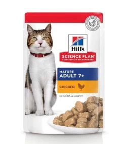 Hill's Science Plan Hill's Science Plan Feline Mature Adult 7+ Pack Mixte Sachets 12 X 85 Grs -Hill's hill s science plan feline mature adult 7 pack mixte sachets 12 x 85 grs2 1