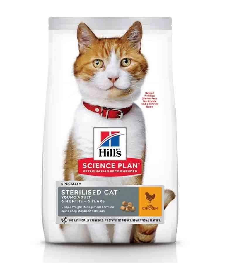 Hill's Science Plan Hill's Science Plan Chat Young Adult Sterilisé Poulet 3 Kg 3 Hill's Science Plan Hill's Science Plan Chat Young Adult Sterilisé Poulet 3 Kg