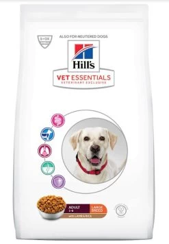 Hill's Science Plan VetEssentials Canine Adult Large Breed Agneau & Riz 16 Kg