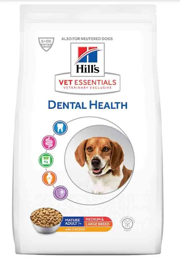 Hill's Science Plan VetEssentials Canine Mature Dental Health Medium & Large Poulet 2 Kg 3 Hill's Science Plan VetEssentials Canine Mature Dental Health Medium & Large Poulet 2 Kg