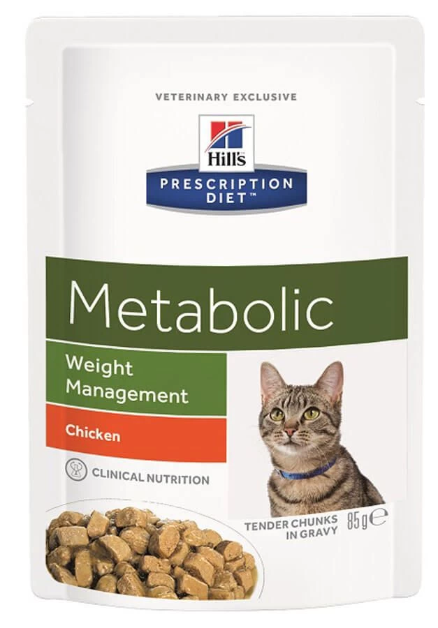 Hill's Prescription Diet Feline Metabolic Sachets 12 X 85 Grs 3 Hill's Prescription Diet Feline Metabolic Sachets 12 X 85 Grs