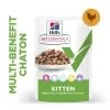 Vet Essentials Chat Multi-Benefit Kitten Poulet Sachet Repas 2 Vet Essentials Chat Multi-Benefit Kitten Poulet Sachet Repas -Hill's vet essentials chat multi benefit kitten poulet sachet repas