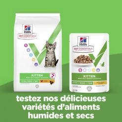 Vet Essentials Chat Multi-Benefit Kitten Poulet Sachet Repas -Hill's vet essentials chat multi benefit kitten poulet sachet repas 3