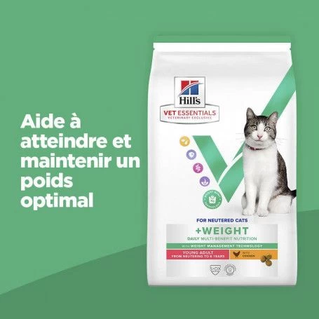 Vet Essentials Chat Multi-Benefit + Weight Young Adult Poulet 5 Vet Essentials Chat Multi-Benefit + Weight Young Adult Poulet – Image 3