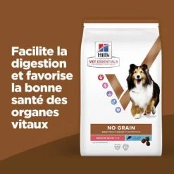 Vet Essentials Chien Multi-Benefit Adult + Medium Non Grain Thon -Hill's vet essentials chien multi benefit adult 1 medium non grain thon 1