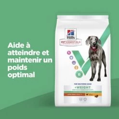 Vet Essentials Chien Multi-Benefit + Weight Adult + Large Breed Poulet 11 Vet Essentials Chien Multi-Benefit + Weight Adult + Large Breed Poulet -Hill's vet essentials chien multi benefit wei adult 1 larb po 2