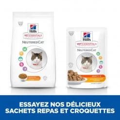 Vet Essentials Feline Young Adult Neutered Cat Poulet Sachet Repas -Hill's vet essentials feline young adult neutered cat po sachet r 4