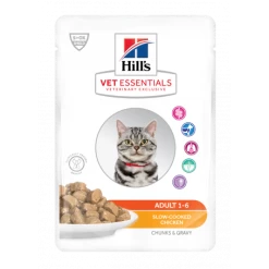 Vet Essentials Feline Adult Pack Mixte Sachet Repas 11 Vet Essentials Feline Adult Pack Mixte Sachet Repas -Hill's vetessentials feline adult poulet saumon pack msachet repas 2